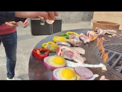 Forno per pizza portatile Corten Acciaio BBQ Grill Facile da assemblare all' esterno