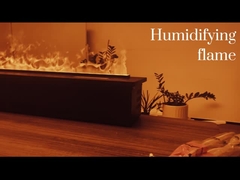 Camino elettrico a nebbia luminosa - camino a vapore acqueo realistico e acqua sicura