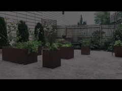 Caselle per piante per cassette postali personalizzate Ornamenti di metallo da giardino Resistenti alle intemperie